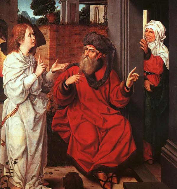 JanProvoost: Abraham,Sara und der Engel (Foto: gemeinfrei) JanProvoost: Abraham,Sara und der Engel: Abraham und Sara bekommen Besuch
(Foto: gemeinfrei)