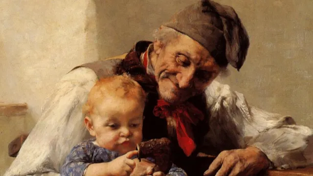The_Favorite_by_Georgios_Iakovidis (Foto: Georgios Jakobides) The_Favorite_by_Georgios_Iakovidis — "The Favorite" - Grandfather and Grandson - "Ο Αγαπημένος του Παππού"
@wikimedia.org (Foto: Georgios Jakobides)