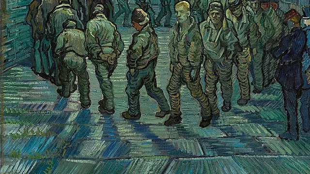 706px-Vincent_Willem_van_Gogh_037 &mdash; Die Runde der Gefangenen (Foto: Wikimedia)