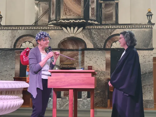 Gertrud Dubach und Christina Reuter (Foto: Manuela Schäfer) Gertrud Dubach und Christina Reuter (Foto: Manuela Schäfer)