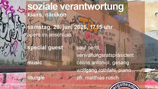 soziale verantwortung - gd vom 20. juni (Foto: zVg) soziale verantwortung - gd vom 20. juni (Foto: zVg)